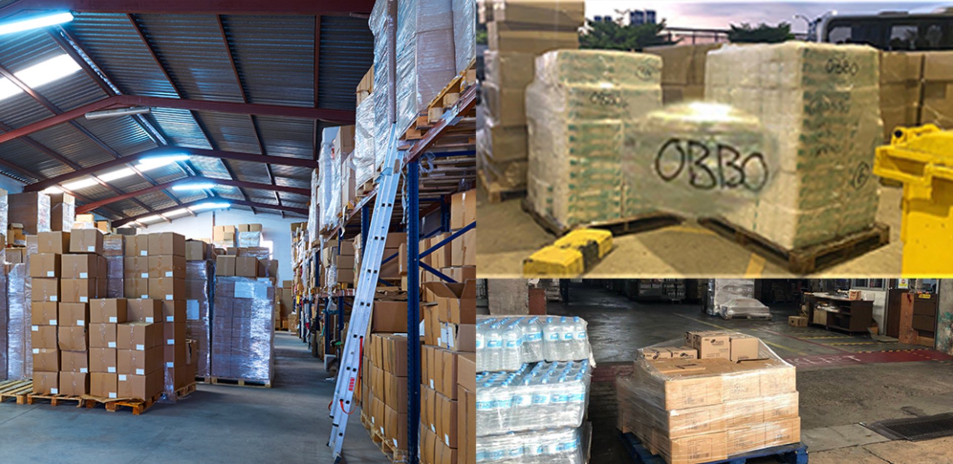 Obbo centralised warehousing Singapore — fulfilment infrastructure eliminating warehouse rental costs