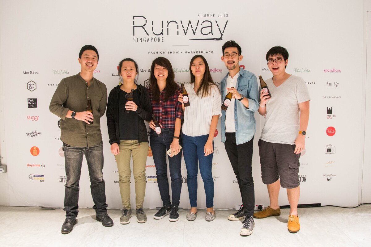 Team at Runway Singapore brand event